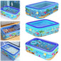 Piscina Inflable para Niños Rectangular 130cm