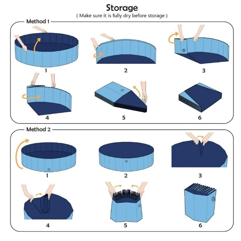 Piscina Plegable Para Mascota 80x20 cm